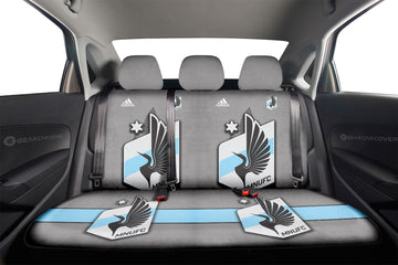Minnesota United FC Car Back Seat Covers Custom Car Accessories For Fans - Gearcarcover - 1
