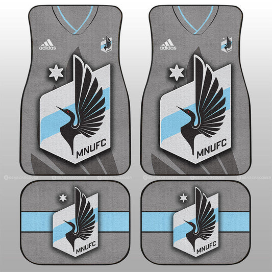 Minnesota United FC Car Floor Mats Custom Car Accessories For Fans - Gearcarcover - 1
