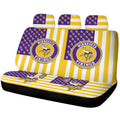 Minnesota Vikings Car Back Seat Cover Custom US Flag Style - Gearcarcover - 1