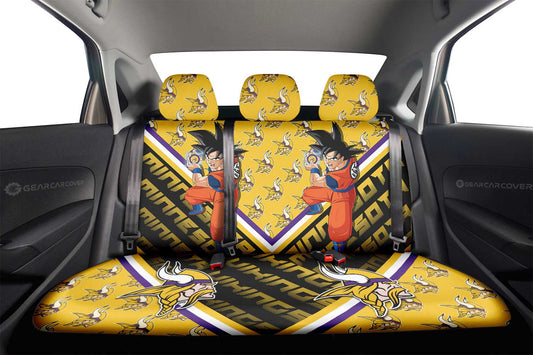 Minnesota Vikings Car Back Seat Covers Custom Car Accessories For Fans - Gearcarcover - 2