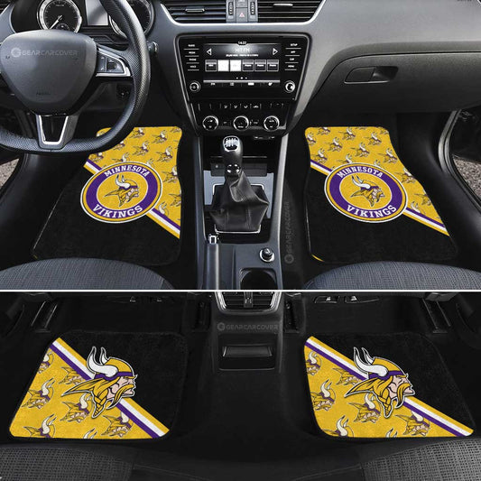 Minnesota Vikings Car Floor Mats Custom Car Accessories For Fans - Gearcarcover - 2