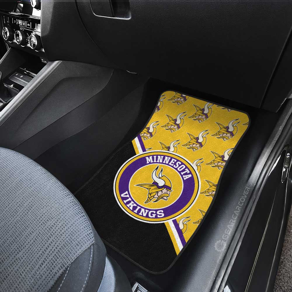 Minnesota Vikings Car Floor Mats Custom Car Accessories For Fans - Gearcarcover - 3