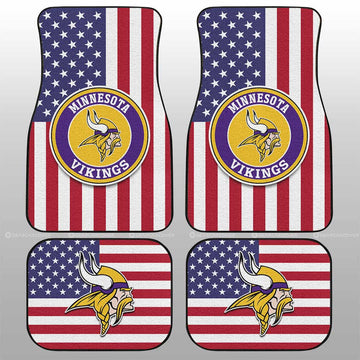 Minnesota Vikings Car Floor Mats Custom Car Decor Accessories - Gearcarcover - 1