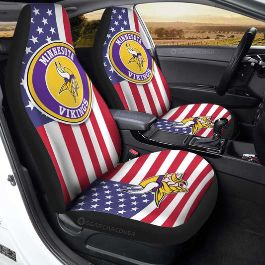 Minnesota Vikings Car Seat Covers Custom Car Decor Accessories - Gearcarcover - 1