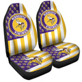 Minnesota Vikings Car Seat Covers Custom US Flag Style - Gearcarcover - 3