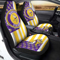 Minnesota Vikings Car Seat Covers Custom US Flag Style - Gearcarcover - 1