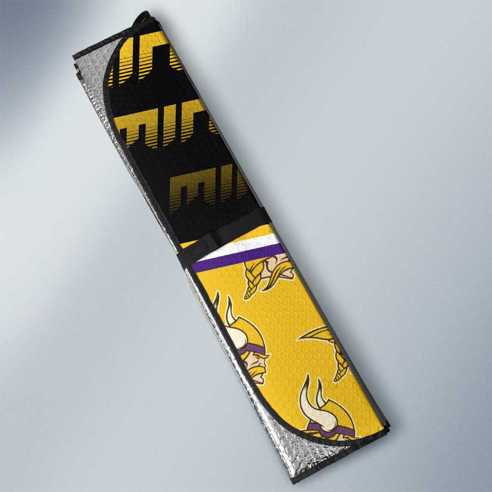Minnesota Vikings Car Sunshade Custom Car Interior Accessories - Gearcarcover - 3
