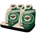 Minnesota Wild Car Back Seat Cover Custom Car Accessories For Fans - Gearcarcover - 1