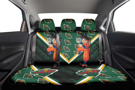 Minnesota Wild Car Back Seat Cover Custom Car Decorations For Fans - Gearcarcover - 2