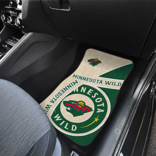 Minnesota Wild Car Floor Mats Custom Car Accessories For Fans - Gearcarcover - 2