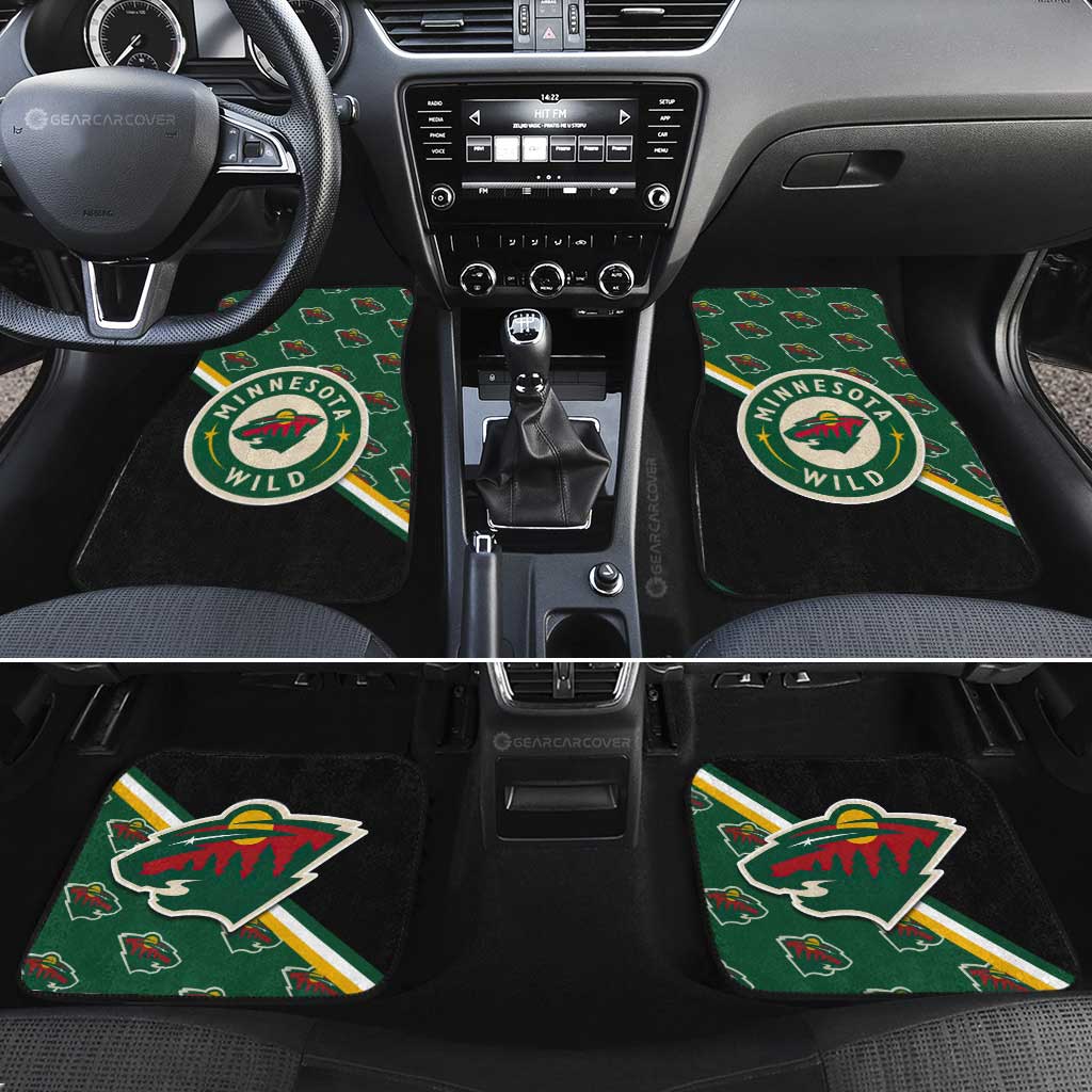 Minnesota Wild Car Floor Mats Custom Car Accessories For Fans - Gearcarcover - 2