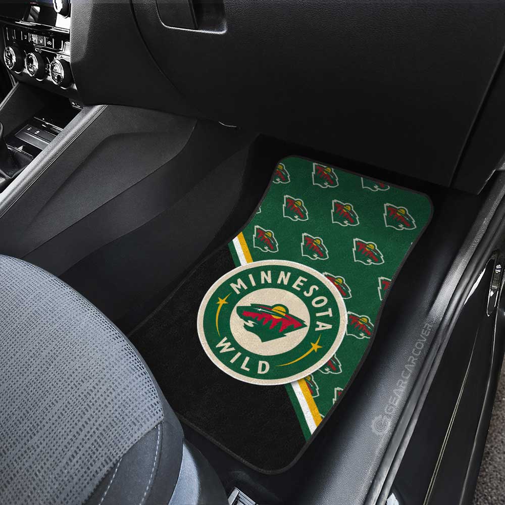 Minnesota Wild Car Floor Mats Custom Car Accessories For Fans - Gearcarcover - 3