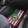 Minnesota Wild Car Floor Mats Custom US Flag Style - Gearcarcover - 3