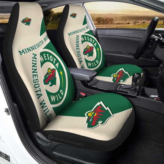 Minnesota Wild Car Seat Covers Custom Car Accessories For Fans - Gearcarcover - 1