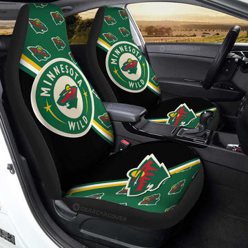 Minnesota Wild Car Seat Covers Custom Car Accessories For Fans - Gearcarcover - 1