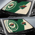 Minnesota Wild Car Sunshade Custom Car Accessories For Fans - Gearcarcover - 2