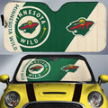 Minnesota Wild Car Sunshade Custom Car Accessories For Fans - Gearcarcover - 1