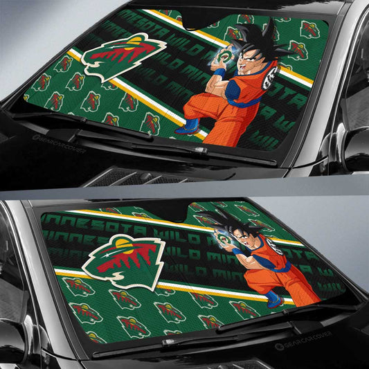Minnesota Wild Car Sunshade Custom Car Decorations For Fans - Gearcarcover - 2