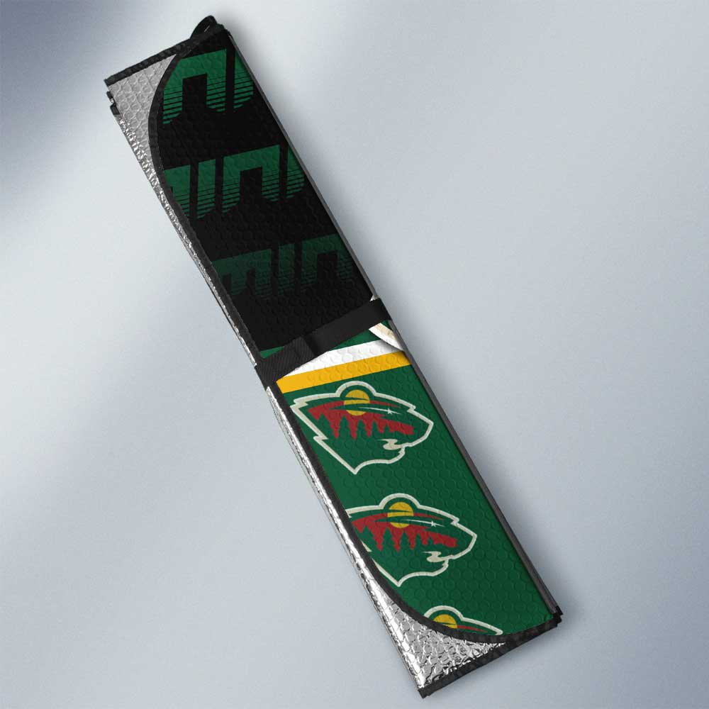 Minnesota Wild Car Sunshade Custom Car Decorations For Fans - Gearcarcover - 3