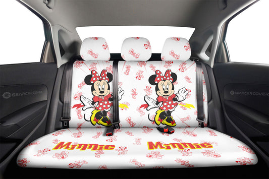 Minnie Car Back Seat Cover Custom Cartoon Car Accessories - Gearcarcover - 2