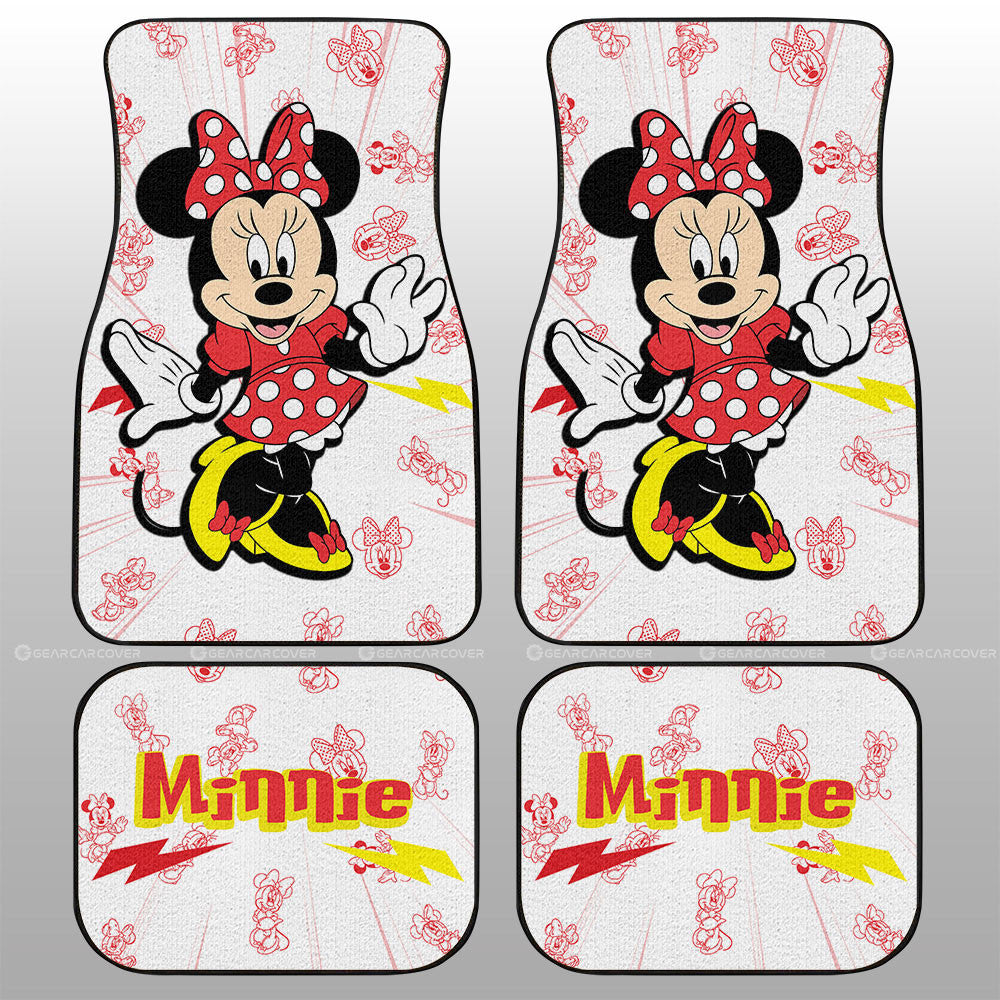 Minnie Car Floor Mats Custom Cartoon Car Accessories - Gearcarcover - 1