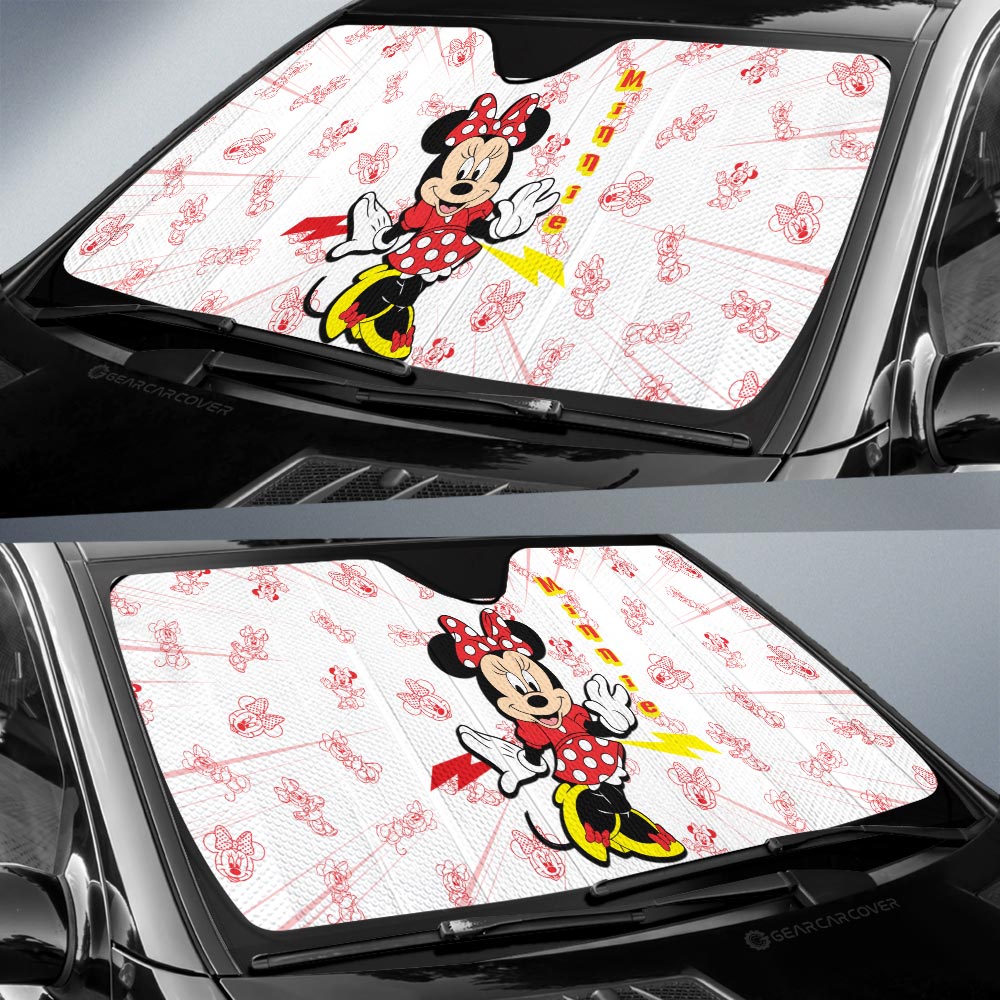 Minnie Car Sunshade Custom Cartoon Car Accessories - Gearcarcover - 2