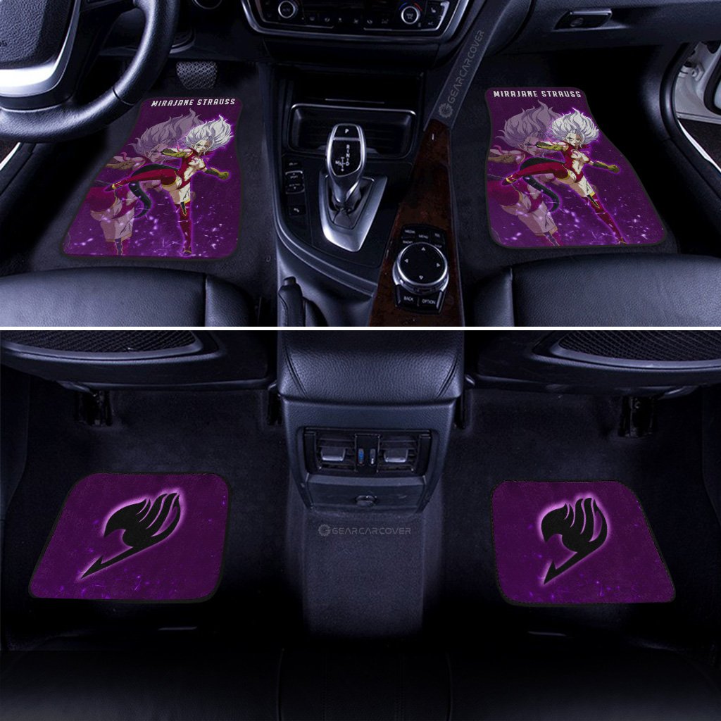 Mirajane Strauss Car Floor Mats Custom Fairy Tail Anime - Gearcarcover - 3