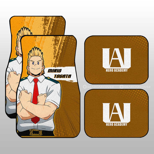 Mirio Togata Car Floor Mats Custom For My Hero Academia Anime Fans - Gearcarcover - 1