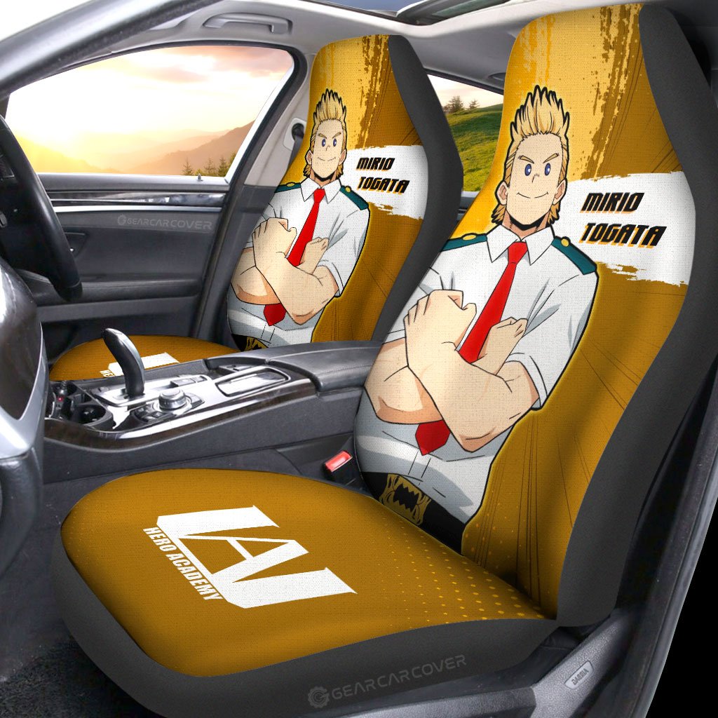 Mirio Togata Car Seat Covers Custom For My Hero Academia Anime Fans - Gearcarcover - 2