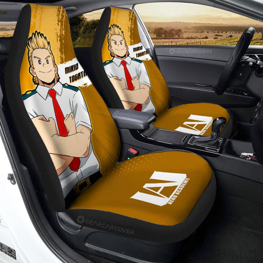 Mirio Togata Car Seat Covers Custom For My Hero Academia Anime Fans - Gearcarcover - 1