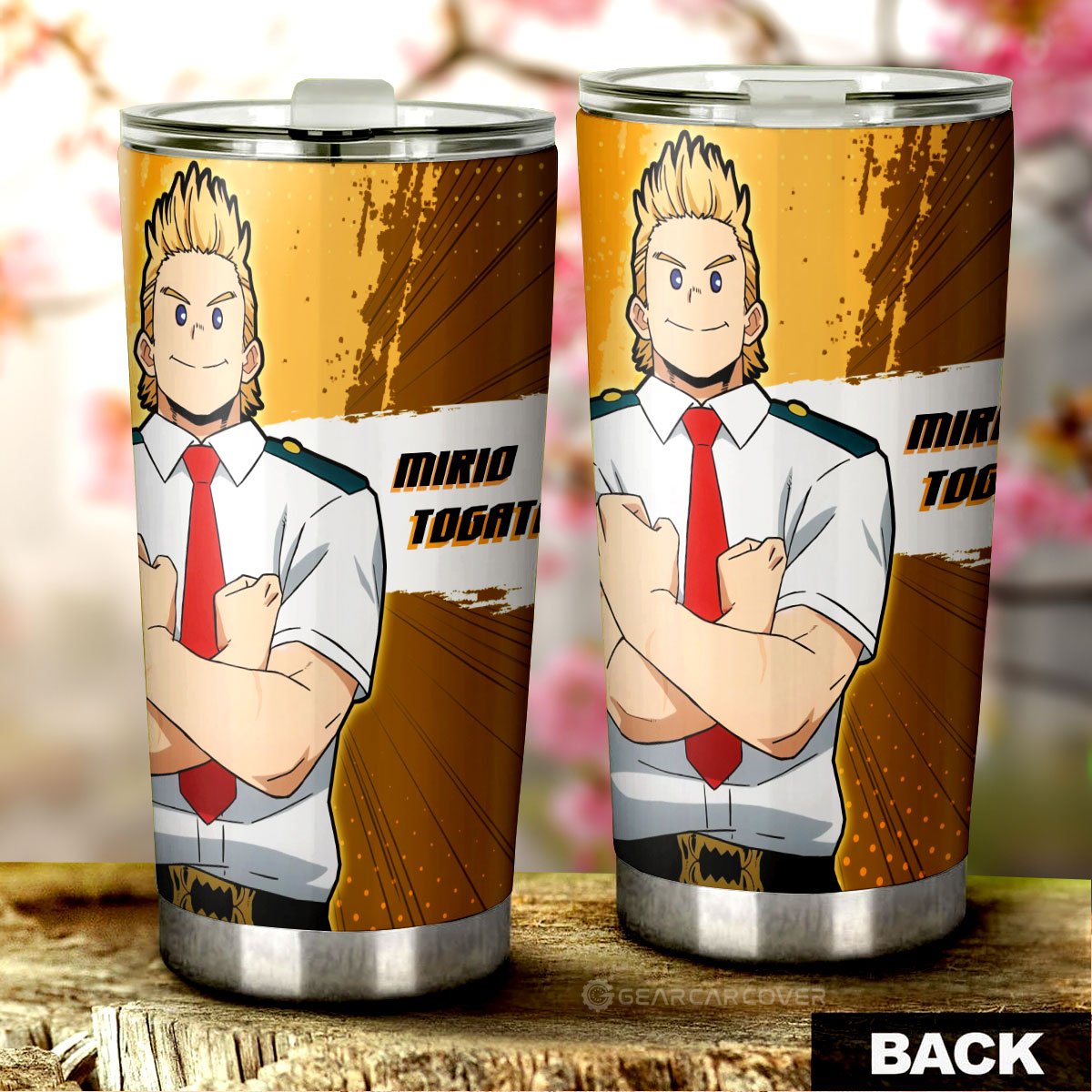 Mirio Togata Tumbler Cup Custom For My Hero Academia Anime Fans - Gearcarcover - 3