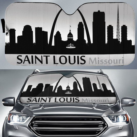 Missouri St. Louis Skyline Car Sunshade Custom Car Accessories - Gearcarcover - 1