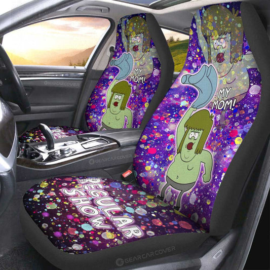 Mitch Muscle Regular Show Car Seat Covers Custom Cartoon Car Accessories - Gearcarcover - 2