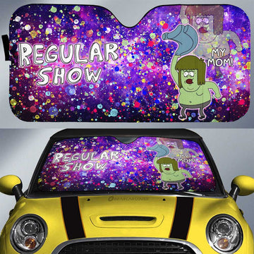 Mitch Muscle Regular Show Car Sunshade Custom Cartoon Car Accessories - Gearcarcover - 1