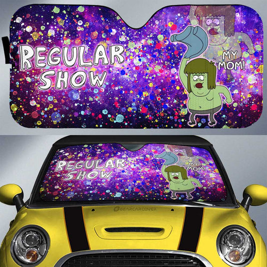 Mitch Muscle Regular Show Car Sunshade Custom Cartoon Car Accessories - Gearcarcover - 1