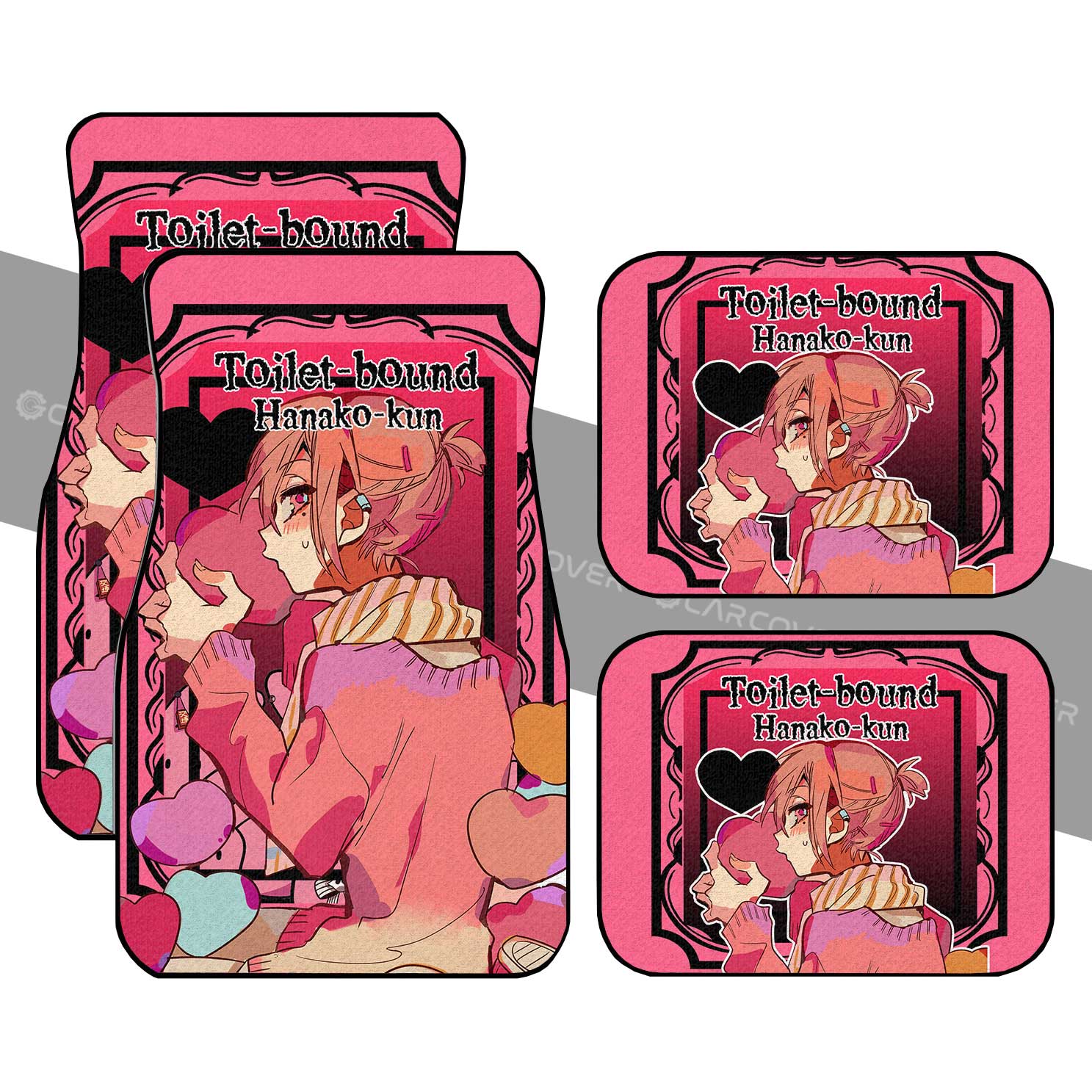 Mitsuba Car Floor Mats Custom Toilet-Bound Hanako-kun Anime Car Accessories - Gearcarcover - 1