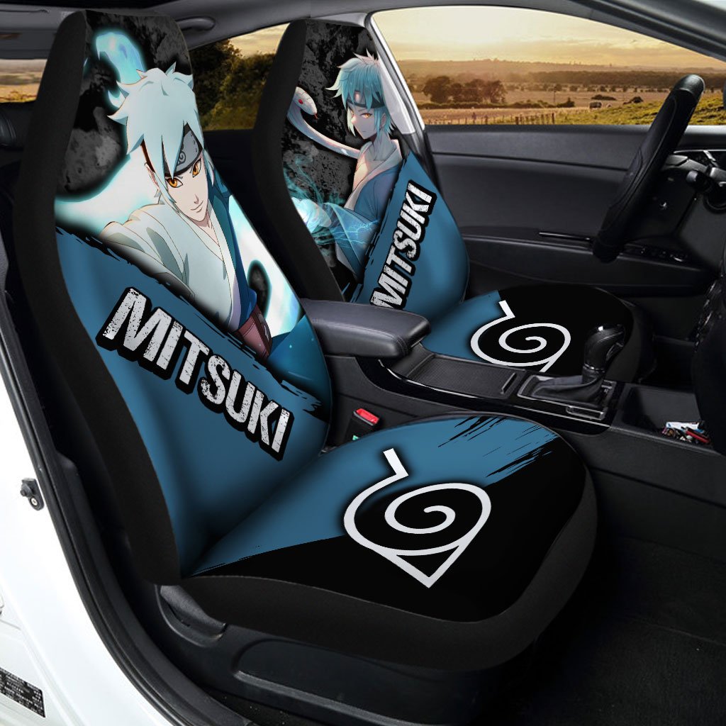Mitsuki Car Seat Covers Custom Boruto Anime Car Accessories - Gearcarcover - 2