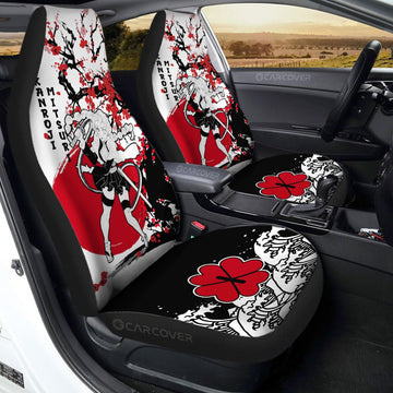 Mitsuri Car Seat Covers Custom Japan Style Anime Demon Slayer Car Accessories - Gearcarcover - 1