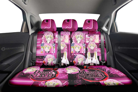 Mitsuri Kanroji Car Back Seat Cover Custom Demon Slayer Anime - Gearcarcover - 2