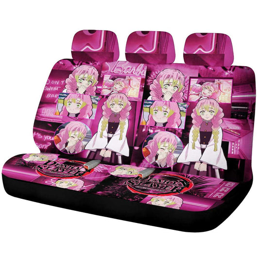 Mitsuri Kanroji Car Back Seat Cover Custom Demon Slayer Anime - Gearcarcover - 1