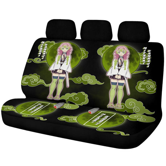 Mitsuri Kanroji Car Back Seat Covers Custom Demon Slayer For Anime Fans - Gearcarcover - 1