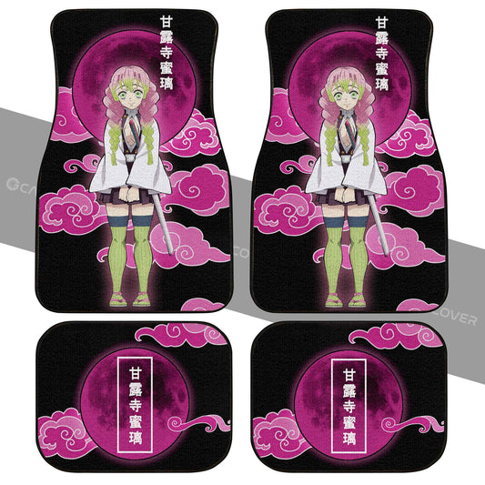 Mitsuri Kanroji Car Floor Mats Custom Demon Slayer Anime Car Interior Accessories - Gearcarcover - 2