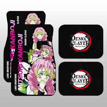 Mitsuri Kanroji Car Floor Mats Custom Demon Slayer Anime - Gearcarcover - 1