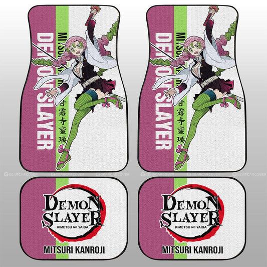 Mitsuri Kanroji Car Floor Mats Custom Demon Slayer Car Accessories For Anime Fans - Gearcarcover - 2