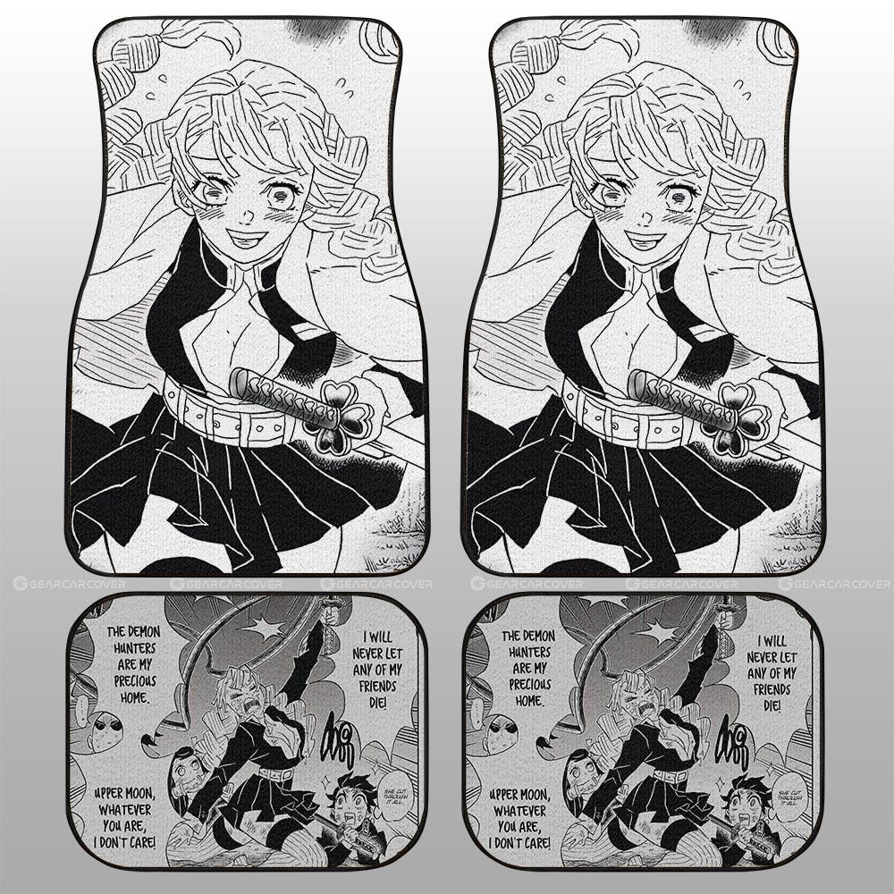 Mitsuri Kanroji Car Floor Mats Custom Kimetsu No Yaiba Manga Car Accessories - Gearcarcover - 2
