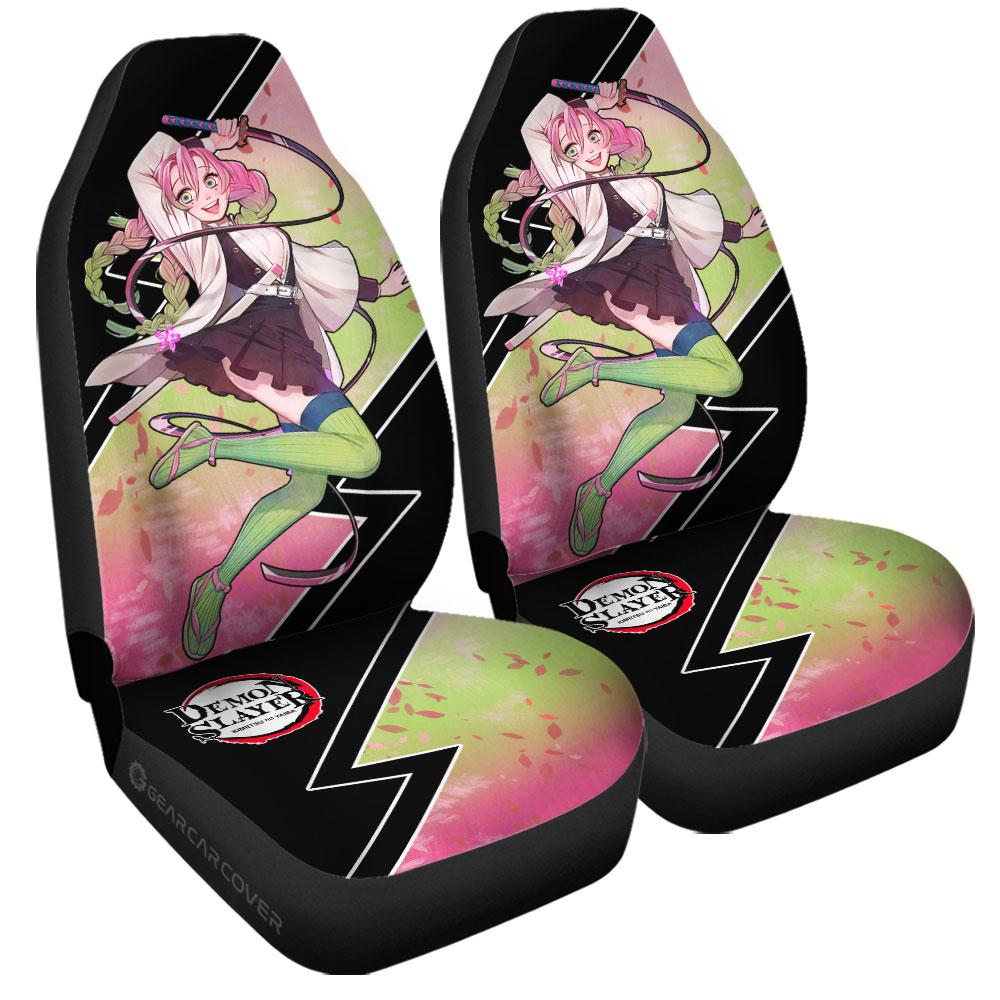 Mitsuri Kanroji Car Seat Covers Custom Demon Slayer Anime Car Accessories - Gearcarcover - 3