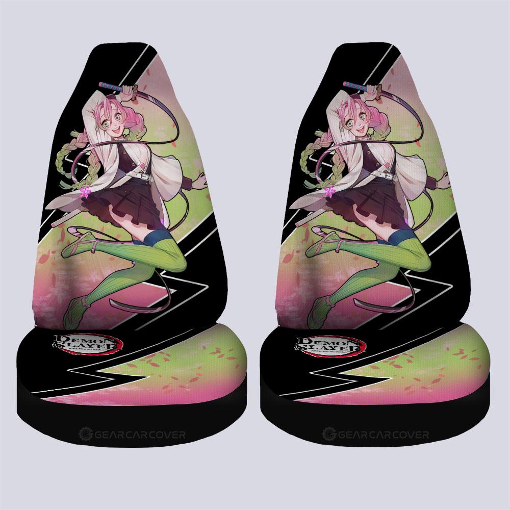 Mitsuri Kanroji Car Seat Covers Custom Demon Slayer Anime Car Accessories - Gearcarcover - 4