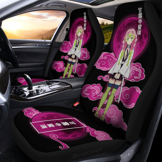 Mitsuri Kanroji Car Seat Covers Custom Demon Slayer Anime Car Interior Accessories - Gearcarcover - 2