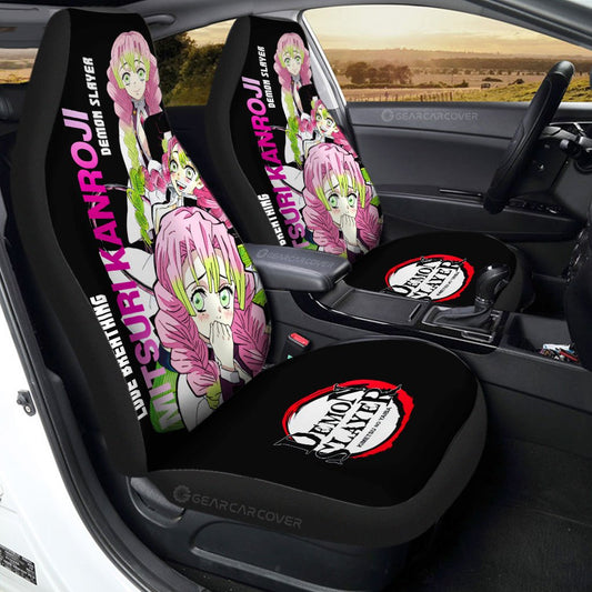 Mitsuri Kanroji Car Seat Covers Custom Demon Slayer Anime - Gearcarcover - 1