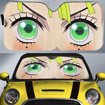 Mitsuri Kanroji Car Sunshade Custom Demon Slayer Anime Car Accessories For Fans - Gearcarcover - 1